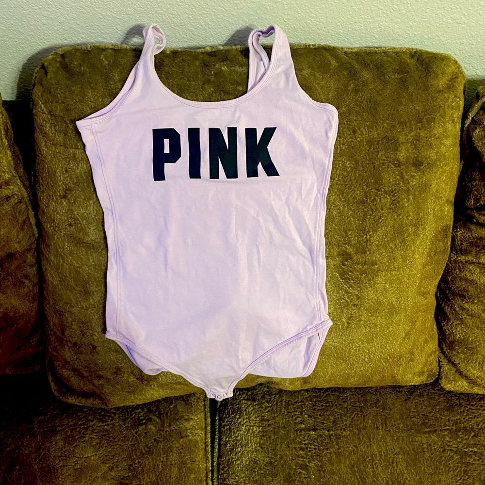 Pink VS lavender bodysuit